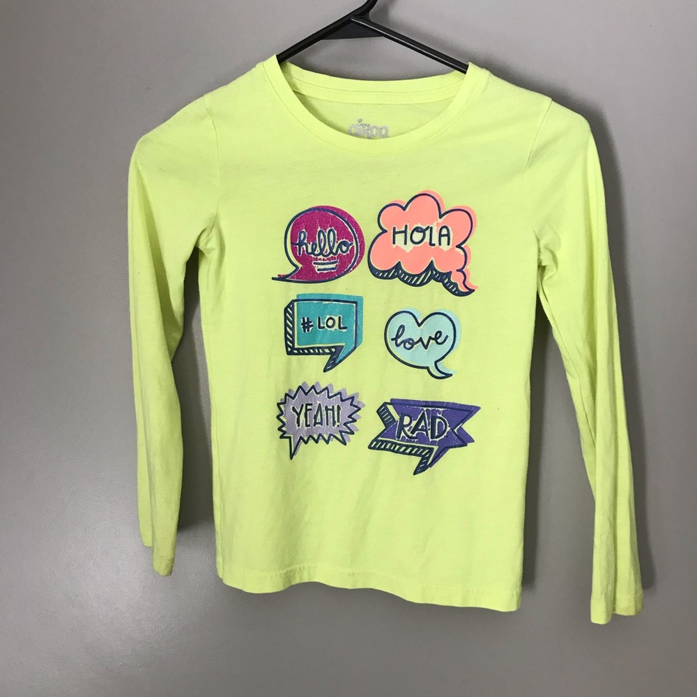 Circo girls long sleeve tee size M (7/8)